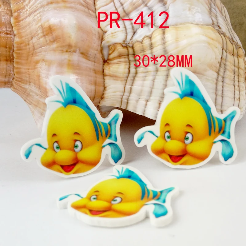 30 шт ананас плоское украшение из смолы PR 2870