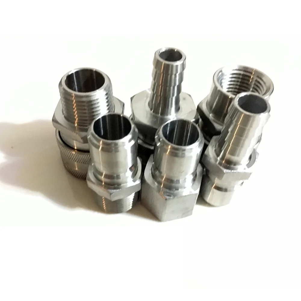 

Homebrew Quick Disconnect Set 304 Stainless Steel Homebrew Fitting Connector Home Brewing