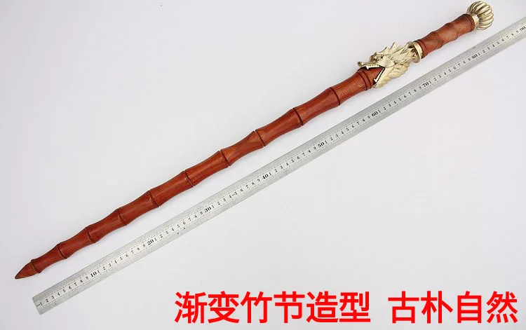 US $65.00 86cm double wips  double maces  pear wood wushu weapon kung fu