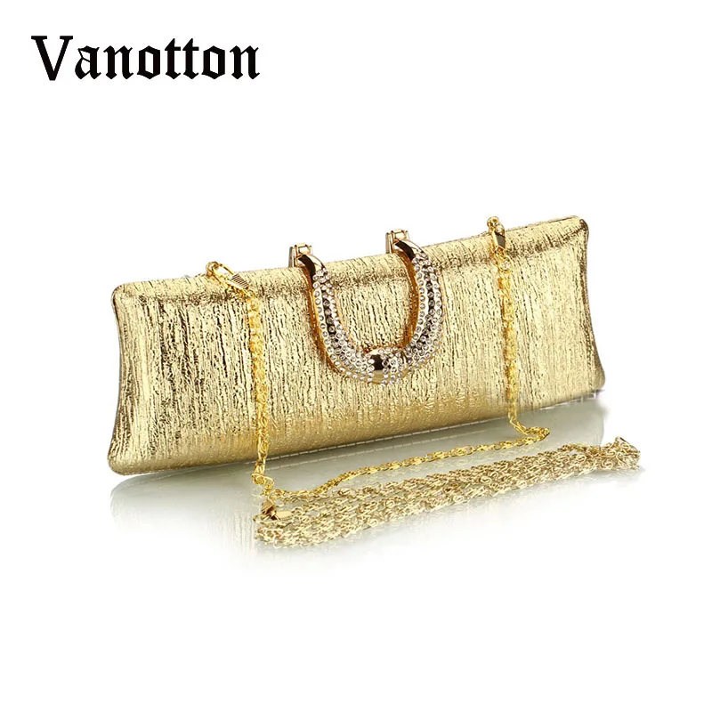 www.cinemas93.org : Buy Fashion Black And Gold Clutches Evening Bag Ladies Luxury Crystal Clutch ...