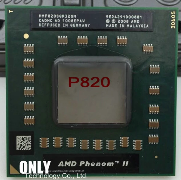 AMD Phenom P820 HMP820SGR32GM Процессор 1,8 ГГц разъем S1 трехъядерный процессор ноутбука