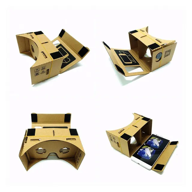Hot Sale VR Cardboard Glasses 3D Glasses for Xiaomi Android DIY VR Glasses Box for iPhone 5 6 7 Smart Phones 3D VR Glasses 3
