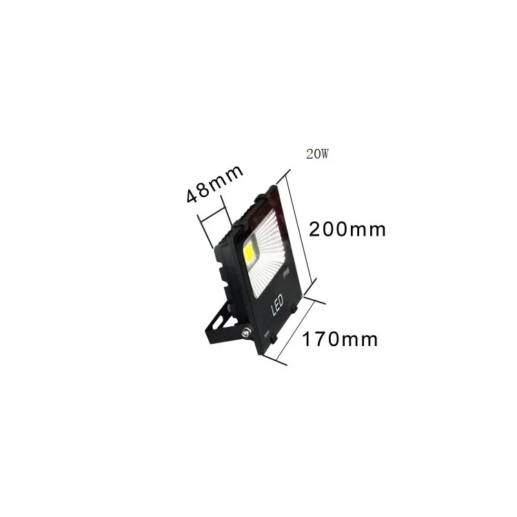 Светодио дный прожектор 20 Вт 30 50 100 AC 220 В wawterproof IP66 отражатель открытый светодио
