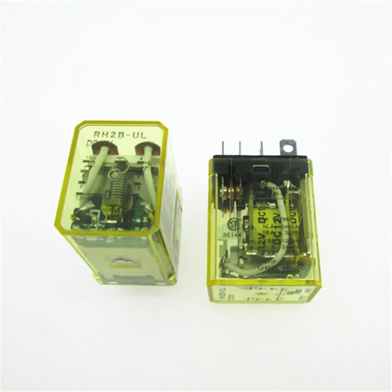 novo rele rh2b ul dc24v rh2b ul dc24v 24vdc 24 v 10a 240vac 8pin 01
