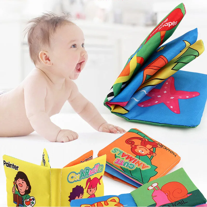 Weiches Buch Des Babys Kräuseln Baby Spielzeug Babybücher Tuch Bücher 