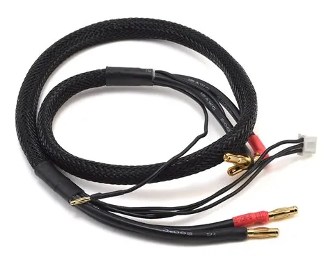 2S High Current Charge Cable w/4mm & 5mm Solid Bullet Connector 10/12/14awg 610mm