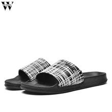 Летняя обувь на плоской подошве, модные пляжные мужские домашние и уличные шлепанцы, Повседневная пляжная обувь, разные пары, домашняя забавная повседневная обувь