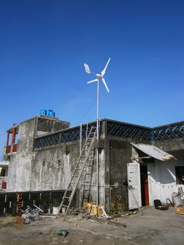 

Off-Grid1KW Wind turbine+1KW charge controller+1000/2000W pure sine wave inverter,Free shipping !