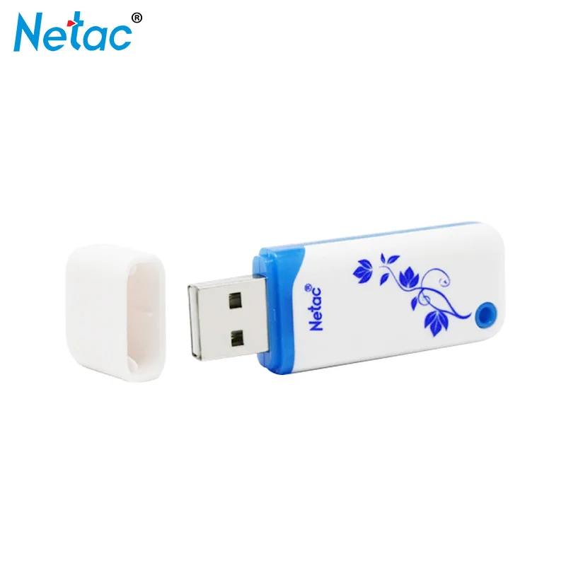 Горячая Распродажа USB флеш-накопитель Netac 64 Гб Белый Usb Флешка 32 Гб USB флеш-накопитель 2,0 высокоскоростной Флешка для U устройства