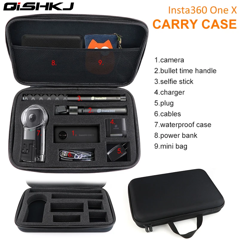 

New Insta 360 ONE X Carrying Case/Portable Storage Bag For Insta 360 ONE X Camera Accessories