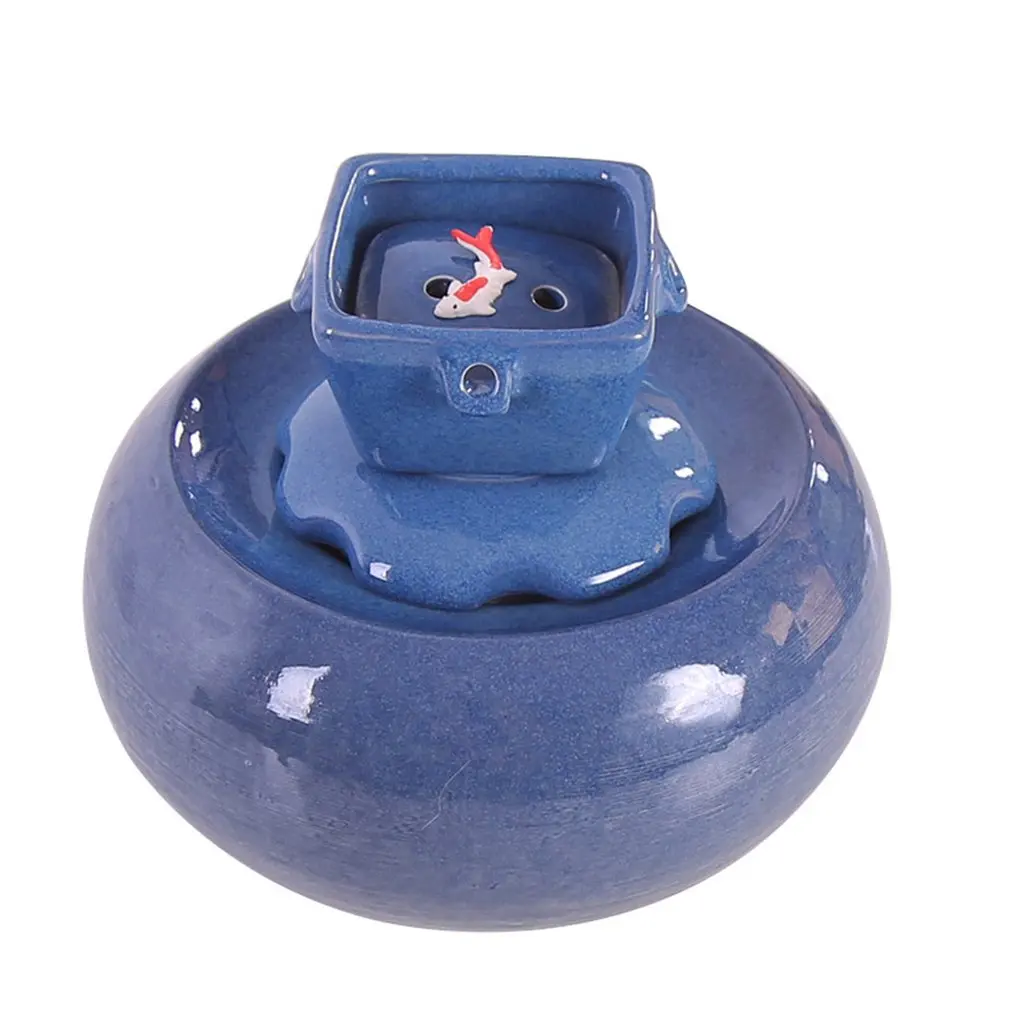 

Cat Ceramic Automatic Drinking Fountain Pet Water Dispenser Cycling Filter Fountain Cat Supplies Feeder