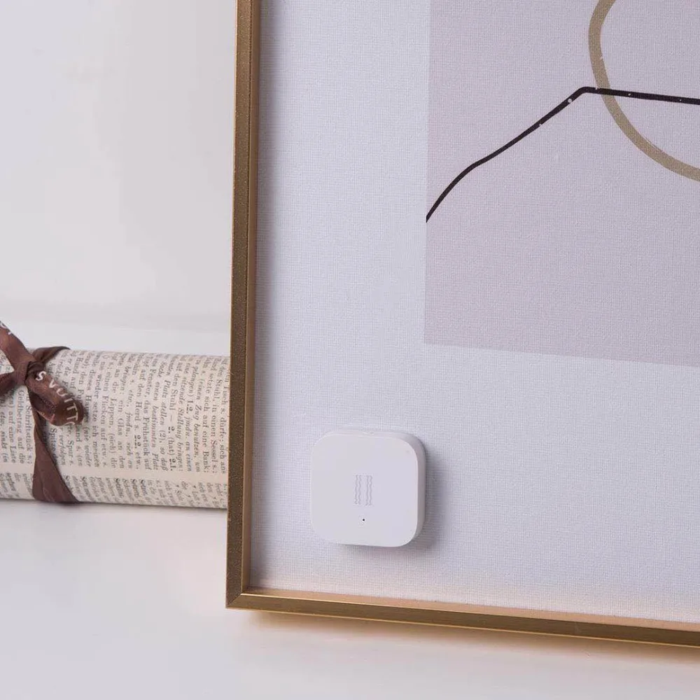 Original Xiaomi Mijia Aqara Vibration Shock Sensor Built In Gyro Mini Motion Sensor Xiaomi Mi Smart Home App Vibration Device