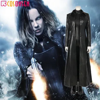 

Underworld Blood Wars The Vampire Warrior Selene Cosplay Costume Deluxe Black Outfit for Halloween COSPLAYONSEN