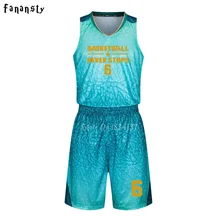 Баскетбольные тренировочные костюмы для колледжа, дешевая индивидуальная баскетбольная форма, мужские баскетбольные наборы с 3D принтом, баскетбольные майки, новинка