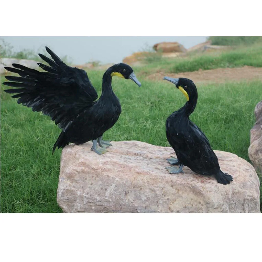 MagiDeal Handmade Colorful Artificial Feathered Bird Decorative Ornaments Table Top Shelf Display Home Decoration Craft