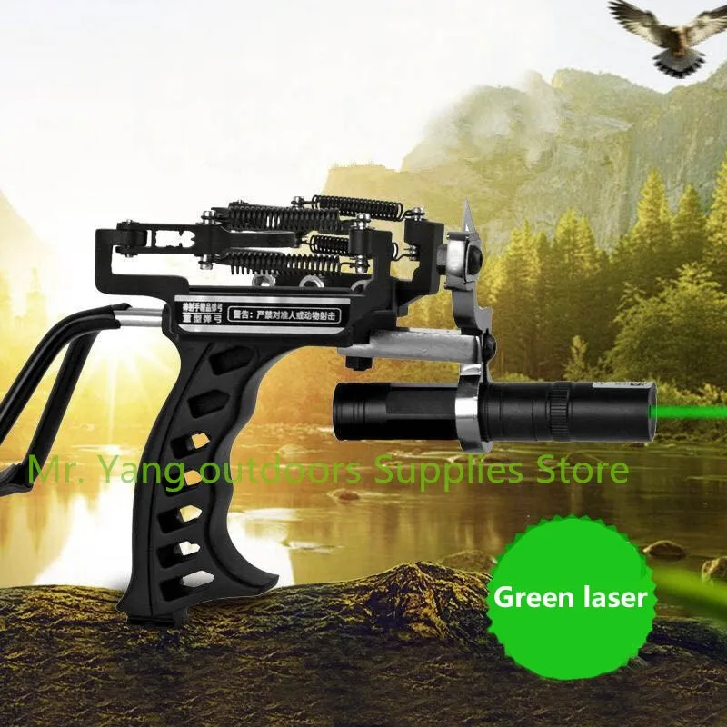 

Laser Slingshot Black Red Hunting Bow Slingshot Fishing Outdoor Powerful Slingshot Catapult Slingshot Elastic Rubber Band Caza