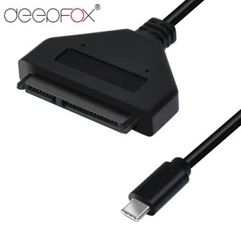 

DeepFox Type C USB 3.1 To SATA 3 CD/DVD-ROM Drive Cable Hard Disk Driver Adapter Cable For Macbook Xiaomi