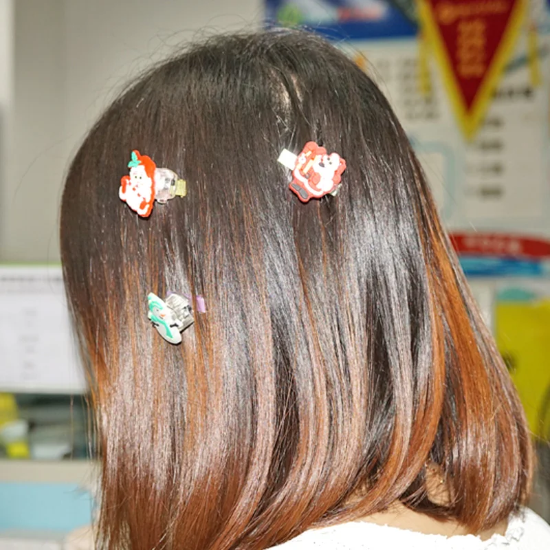 

LED Flash Children's Hairpin Luminous Gift Hairpin Accessories Cartoon Hair Clips Led Light up Kid Toys Party Birthday Supplies