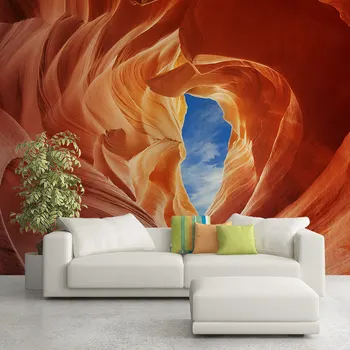 

Home Decor Wall Papers 3D Living Room Bedroom TV Backdrop Wall Paper Nature Photo Wall Mural Self Adhesive Vinyl/Silk Wallpaper