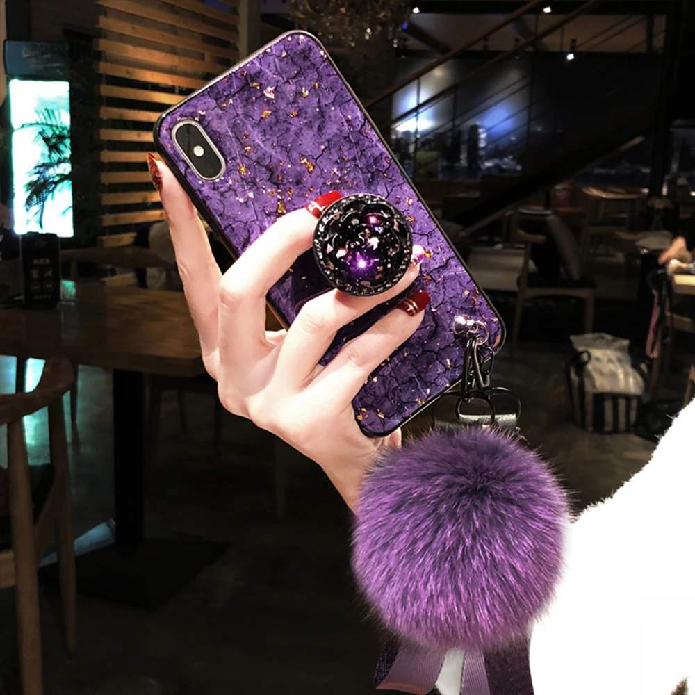 

Luxury Glitter Case On For Samsung S10 Plus Case Silicon Marble Holder Cover Coque For Samsung Galaxy S10 Lite/M20 Case Funda