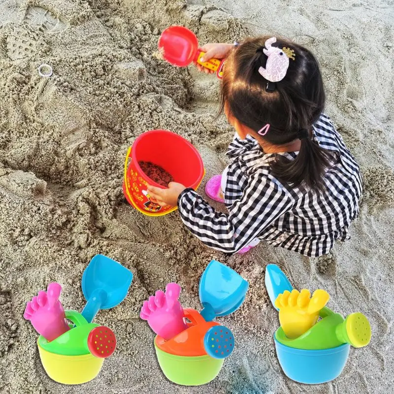 3 шт./компл. Детские Банные цветочные горшки забавные развивающие инструменты песочные пляжные игрушки