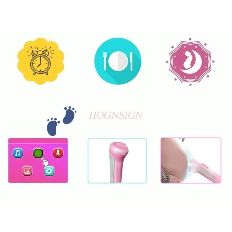 Fetal Heart Monitor Portable Education Instru Diagnostic Tool Pregnant Women Home Non Radiation Med