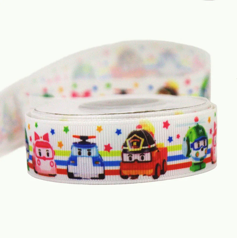 

IuBuFiGo ribbon 7/8" Car Printed Grosgrain ribbon 22mm Polyester Cartoon ribbons DIY Handmade 10 yards/lot Tape X10Y98