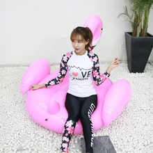 Многофункциональный плотный узор солнцезащитный крем Графема тонкий льстить Длинные рукава комплект из двух предметов серфинг подводное плавание женщин купальник