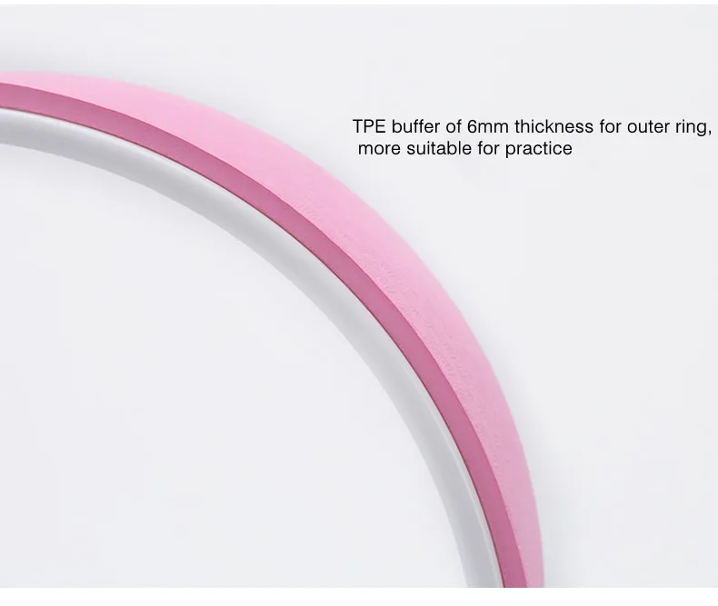 Напечатанное TPE колесо для йоги с мешком для йоги, противоскользящее заднее изгиб для йоги, круг для растягивания, вспомогательное оборудование для дома, круг для пилатеса