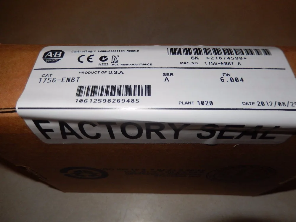 

ALLEN-BRADLEY 1756-ENBT ( 1756ENBT ) ControlLogix Enet/IP Comms Module , NEW AND ORIGINAL 100%, HAVE IN STOCK, FREE SHIPPING