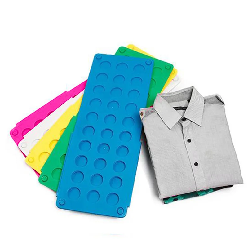 

Fashion Laundry Adult Child Magic Fast Speed Clothes Folder T-Shirt Fold Board Organizer (Random Color) novelty Lazy Supplies Mu