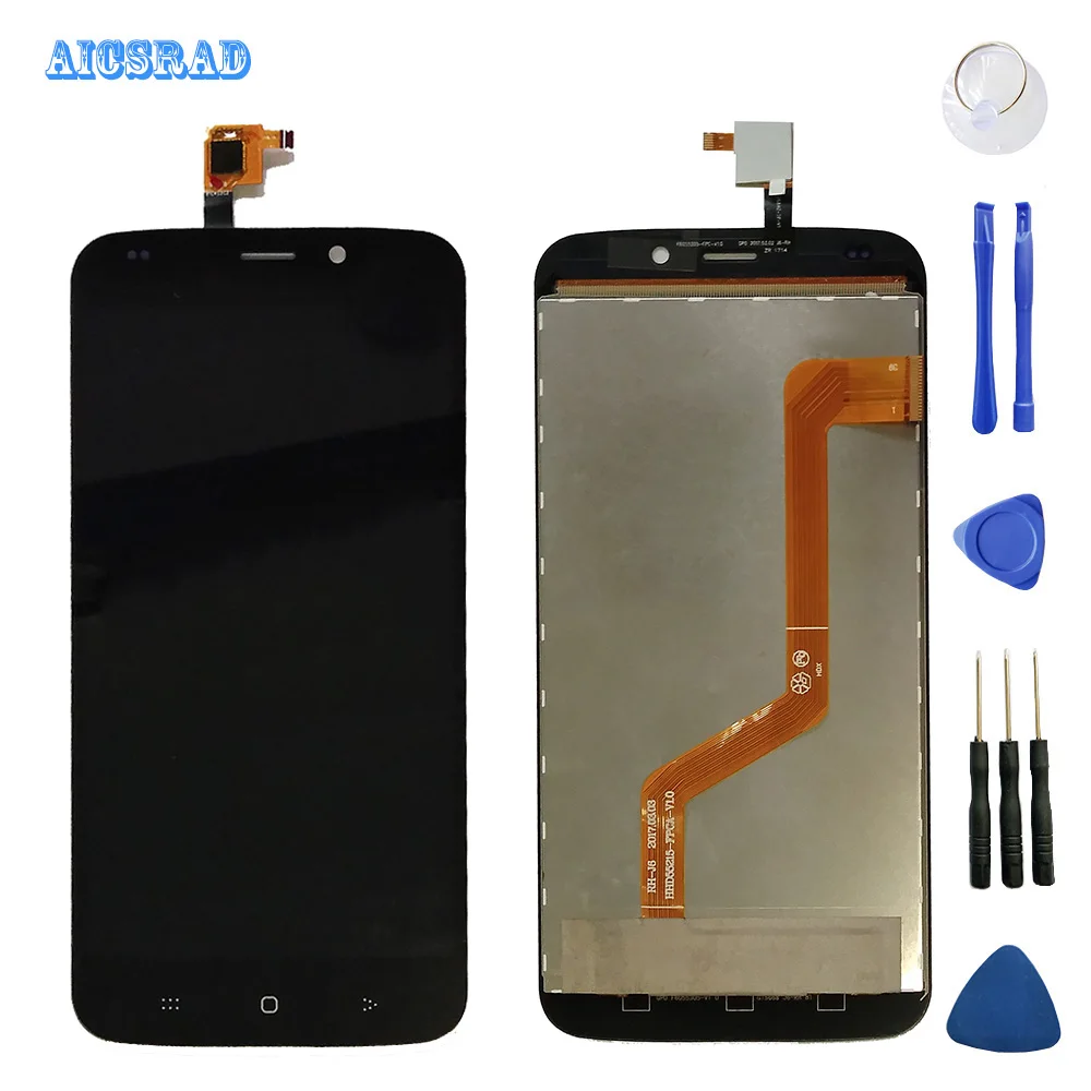 

AICSRAD Digitizer Glass Panel For DEXP Ixion M255 Pulse LCD Display + Touch Screen assembly Replacement M 255 +tools +adhesive