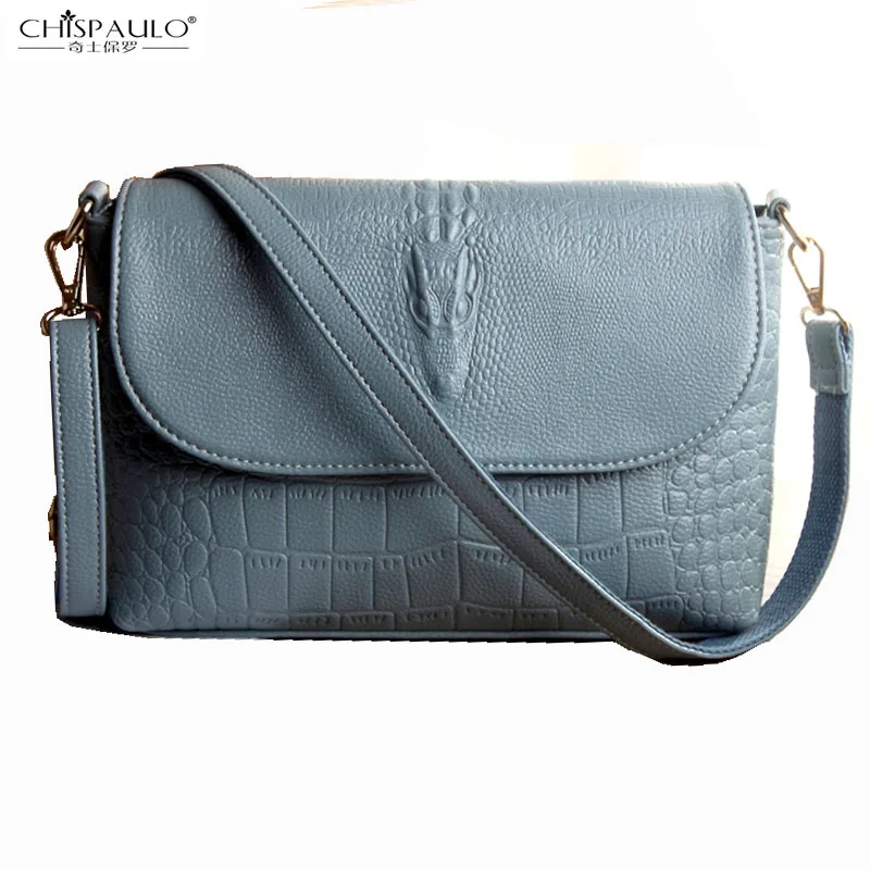 

Europe and the United States fashion oblique cross package leisure simple high quality crocodile pattern shoulder shoulder bag