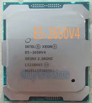 

Free shipping Original Intel Xeon E5-2650V4 2.20GHz 12-Core 30M DDR4 2400MHz E5 2650V4 FCLGA2011-3 TPD 105W