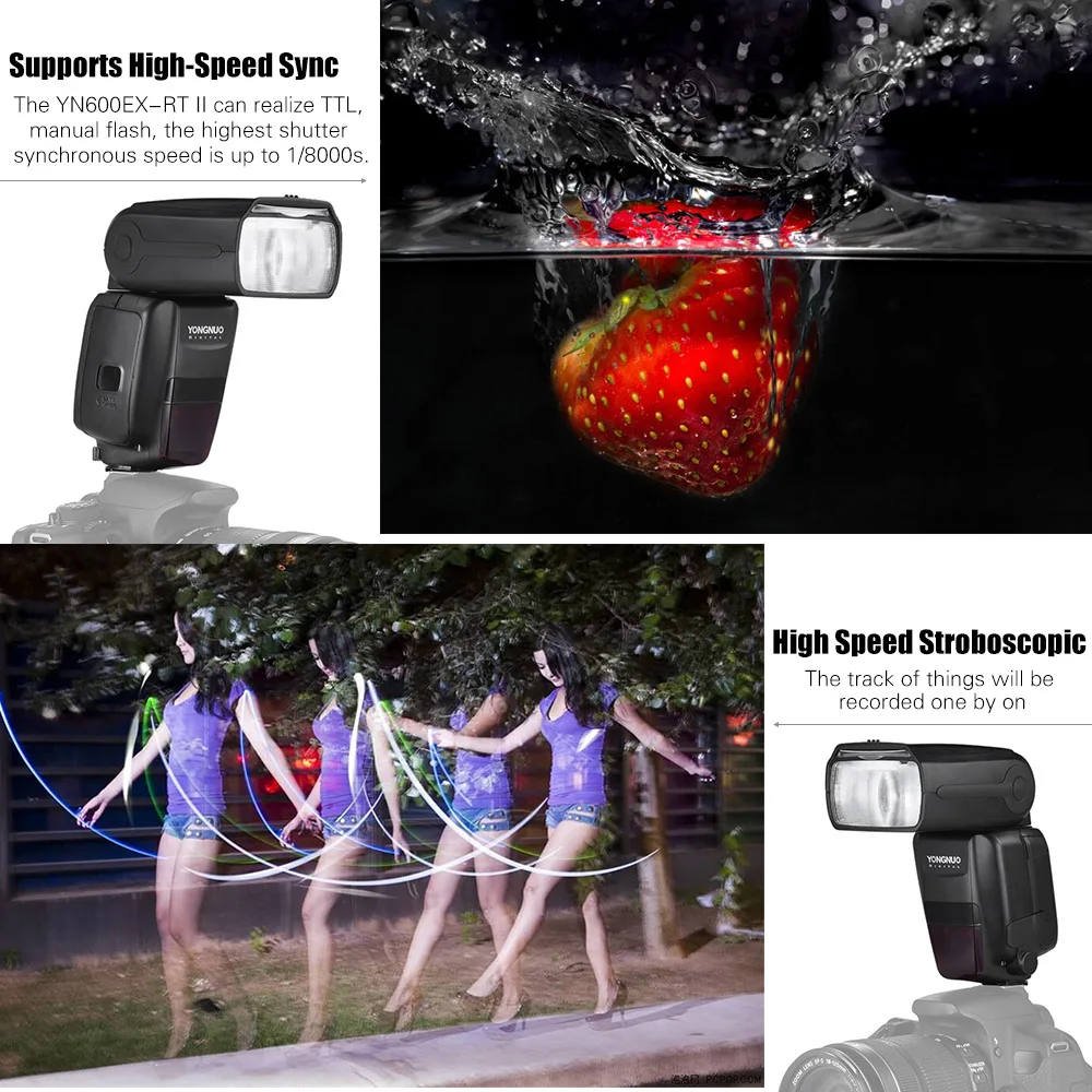 YONGNUO YN600EX RT II Авто ttl HSS Вспышка Speedlite + YN E3 вспышка кнопочный джойстик для Canon 5D3 5D2 7D
