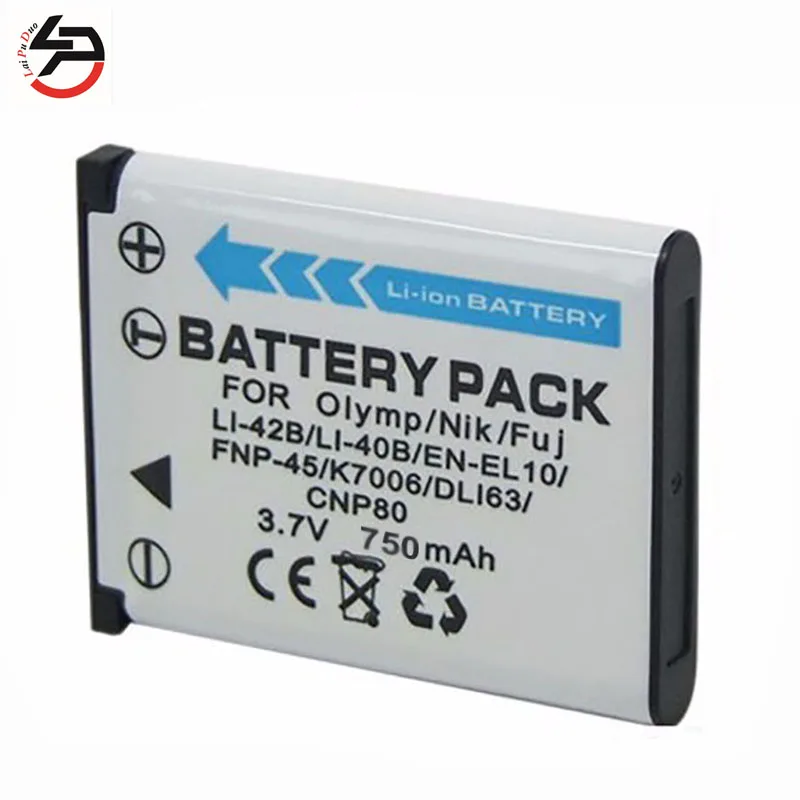 LPD 900mah 100 brand new Replacement Camera Battery For Kodak KLIC
