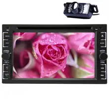6.2 pulgadas de Coches Reproductor de Navegación GPS Navigator de Coches Reproductor de DVD Bluetooth Autoradio USB/SD Estéreo Del Coche con la Cámara Trasera + 8 GB Mapa tarjeta