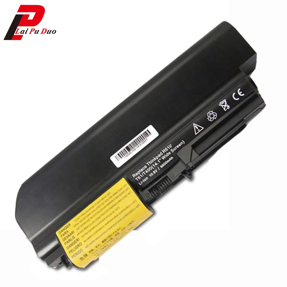 Новый 9 ячеек Аккумулятор для ноутбука Lenovo ThinkPad R400 7443 3R2499 41U3196 41U3197 41U3198 T400 r400 t61