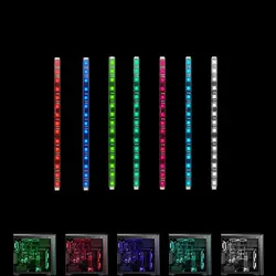 Новый компьютерный случаях L9 шасси светодио дный монохромный свет бар Настольный компьютер шасси RGB обесцвечивание дыхание магнитная