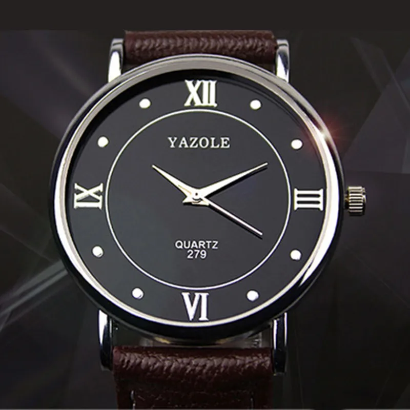 Часы мужские Yazole Роскошные Кварцевые часы ведущей марки новинка 2020 стильные с