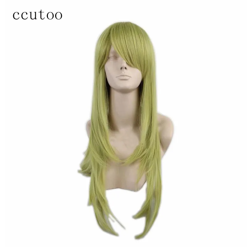 

ccutoo Heidi Ogazavara 65cm Green Curly Long Synthetic Hair Heat Resistance Fiber Cosplay Full Wigs