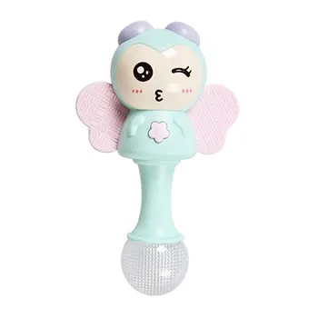 

Baby Hand Bells Toys Puzzle music and Light Shaking Rattles 6-12 Months Sound and light rhythm induction Baby Toy Rattle ball