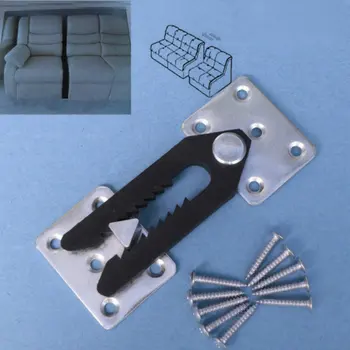 

Sectional Sofa Couch Connector Snap Style "Alligator Style" With 10 Pcs Screws
