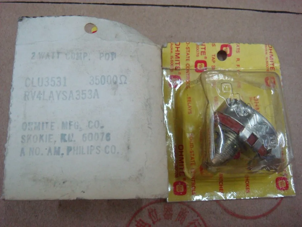 

Original new 100% high quality RV4LAYSA353A 35K 353 import potentiometer with lock (SWITCH)