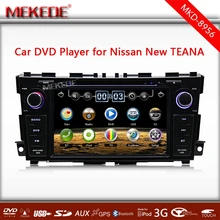 8”hd pantalla táctil reproductor multimedia de radio de coche para Nissan Teana Altima envío libre MIC tarjeta libre Mapa con vídeo jugador