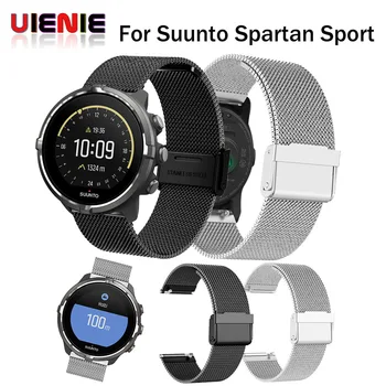 

2018hot Luxury Crystal Replacement Watchband wrist Strap Milanese Loop Stainless Steel Watch Band Strap For Suunto SPARTAN SPORT