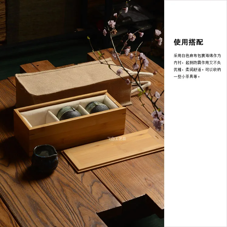 Органайзер из натурального бамбука, чехол для ювелирных изделий, прямоугольная коробка для книг