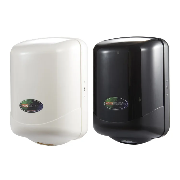 

Hotel toilet plastic middle drawer carton waterproof wall-mounted cylindrical paper towel holder tissue box