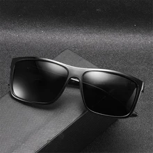 Тренд квадратные поляризованные солнцезащитные очки для мужчин модные ПК уличные, для вождения затенение Солнцезащитные очки Мужские UV400 очки