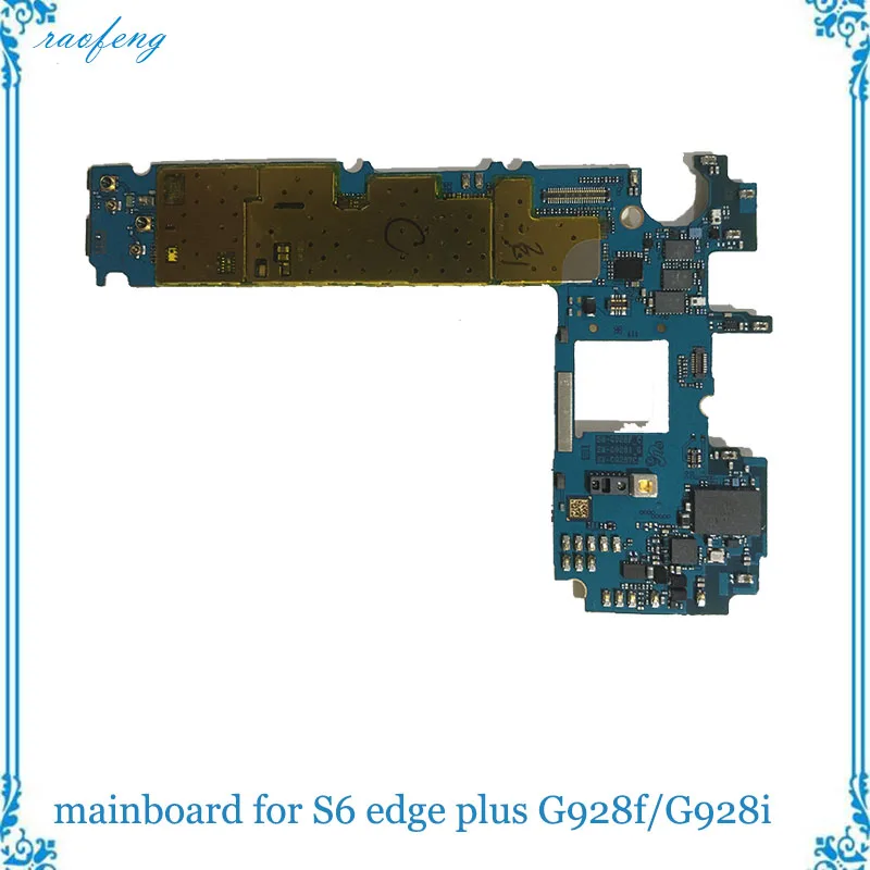 

Full working Unlocked & Used for Samsung galaxy s6 edge plus g928f motherboard replacement mainboard with full chips